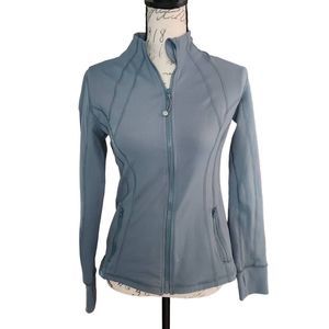 90 Degree by Reflex Ladies Dusty Teal Athletic Full Zip Jacket - Size Small